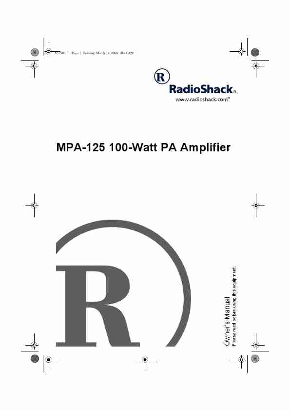 Radio Shack Stereo Amplifier MPA-125-page_pdf
